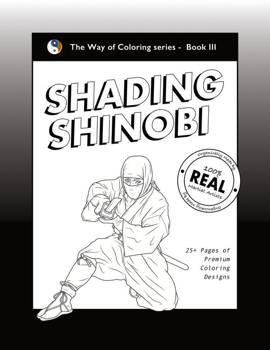 "Shading Shinobi" Coloring Book